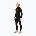 Uomo Rip Curl Dawn Patrol 4/3 mm Petto Zip Swim Foam Nero 3