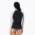Rip Curl Ripple Effect UPF nero manica lunga da donna per il nuoto 2