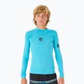 Rip Curl Corps Rash Vest manica lunga nuoto bambino blu