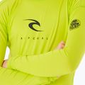 Rip Curl Corps Rash Vest bambino nuoto manica lunga lime 3