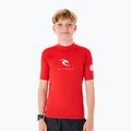 Rip Curl Corps Rash Vest maglia da bagno per bambini rosso