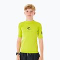 Rip Curl Corps Rash Vest lime maglia da bagno per bambini
