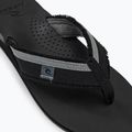 Infradito Rip Curl Reactor Open Toe da uomo, nero 7