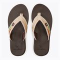 Infradito Rip Curl Reactor Open Toe da uomo, marrone/marrone 11