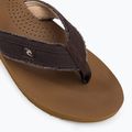 Infradito Rip Curl Reactor Open Toe da uomo, marrone/marrone 7