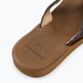 Infradito Rip Curl Reactor Open Toe da uomo, marrone/marrone 8