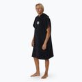 Uomo Rip Curl Logo Poncho con cappuccio nero 2