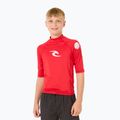 Camicia da bagno per bambini Rip Curl Lycra Brand Wave UPF rosso 4