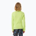 Rip Curl Brand Wave UPF Rash Vest bambino nuoto maniche lunghe lime 3