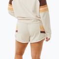 Pantaloncini da corsa Block Party Track Rip Curl da donna, color farina d'avena 3