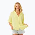 Camicia Rip Curl Premium Surf da donna di colore giallo brillante 4