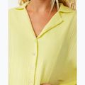Camicia Rip Curl Premium Surf da donna di colore giallo brillante 6