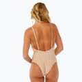 Costume intero Rip Curl Premium Cheeky marrone chiaro da donna 8