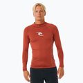 Rip Curl Waves Upf Perf L/S nuoto a maniche lunghe uomo rosso