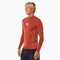 Rip Curl Waves Upf Perf L/S nuoto a maniche lunghe uomo rosso 3