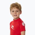 Camicia da bagno per bambini Rip Curl Brand Wave UPF rosso 4