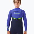 Rip Curl Flashbomb 3/2 mm Chest Zip wild berry schiuma da nuoto per bambini 4