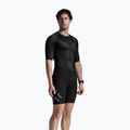 Tuta da triathlon da uomo 2XU Core Sleeved nero/bianco 3