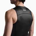 Canotta da ciclismo da uomo 2XU Core Tri Tank nero/bianco 6