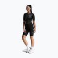 Body da triathlon da donna 2XU Aero Hex Sleeved black/white 2