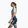 Body da triathlon da donna 2XU Aero Hex Sleeved jelly mint/majol 5