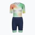Body da triathlon da donna 2XU Aero Hex Sleeved jelly mint/majol 9