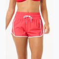 Pantaloncini da bagno Rip Curl High Waist Retro Volley 3" da donna, rosso ibisco 5