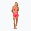 Pantaloncini da bagno Rip Curl High Waist Retro Volley 3" da donna, rosso ibisco 2