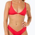 Top del costume da bagno Rip Curl Premium Surf Fixed Tri ibisco rosso 5