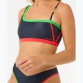 Rip Curl Gigi One Shoulder, top del costume da bagno in denim scuro 5