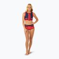 Rip Curl Coco Short Sleeve Vest top da bagno rosso/blu scuro 2