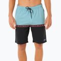 Pantaloncini da bagno Rip Curl Raw Energy Split Volley da uomo, nero