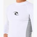 Rip Curl Waves UPF Performance da uomo, manica lunga da nuoto, bianco 5