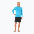 Rip Curl Dawn Patrol UPF Performance Uomo manica lunga da nuoto in vernice blu 2