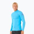 Rip Curl Dawn Patrol UPF Performance Uomo manica lunga da nuoto in vernice blu 4
