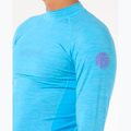 Rip Curl Dawn Patrol UPF Performance Uomo manica lunga da nuoto in vernice blu 5