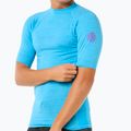 Camicia da bagno Rip Curl Dawn Patrol UPF Performance uomo in vernice blu 5
