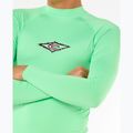 Rip Curl Raw Energy UPF Performance manica lunga da uomo per il nuoto, verde neon 5