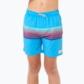 Pantaloncini da bagno Rip Curl Surf Revival Volley in vernice blu per bambini 5