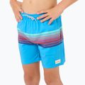 Pantaloncini da bagno Rip Curl Surf Revival Volley in vernice blu per bambini 4