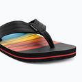 Infradito Rip Curl Ripper Bloom da uomo nero/rosso 7