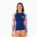 Maglia a maniche lunghe da nuoto da donna Rip Curl Party Wave Upf Zip multicolor