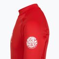 Maglietta da nuoto per bambini Rip Curl Waves Upf lava red 5