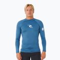 Maglia a maniche lunghe da nuoto da uomo Rip Curl Waves Upf Perf bluefin