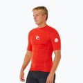 Maglietta da nuoto da uomo Rip Curl Waves Upf Perf lava red 4