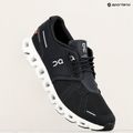 Scarpe da corsa On Running Cloud 5 bianco/nero da uomo 9