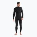 Uomo Icebreaker 200 Oasis Half Zip manica lunga termica nera 2