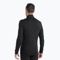 Uomo Icebreaker 200 Oasis Half Zip manica lunga termica nera 3