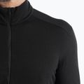 Uomo Icebreaker 200 Oasis Half Zip manica lunga termica nera 5
