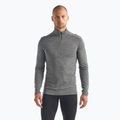 Uomo Icebreaker 200 Oasis Half Zip manica lunga termica gritstone heather